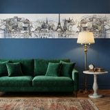 Wall Murals: Drawing of Paris 11