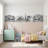 Wall Murals: Drawing of Paris 5
