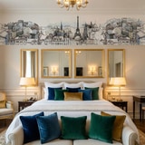 Wall Murals: Drawing of Paris 9