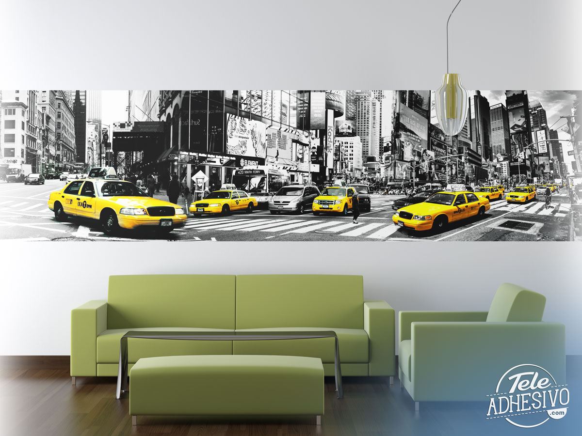 Wall Murals: Taxis in New York