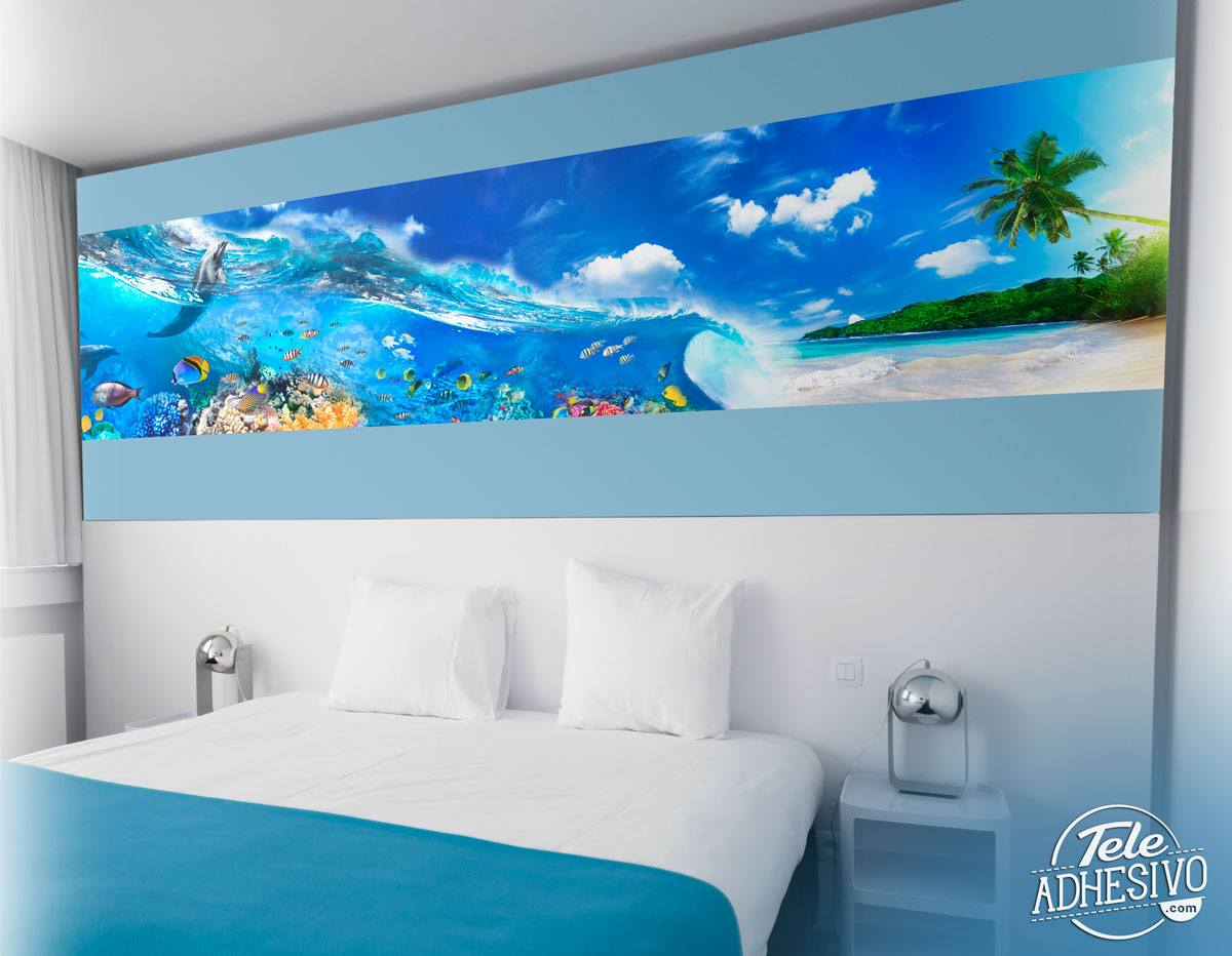 Wall Murals: Animals on the beach