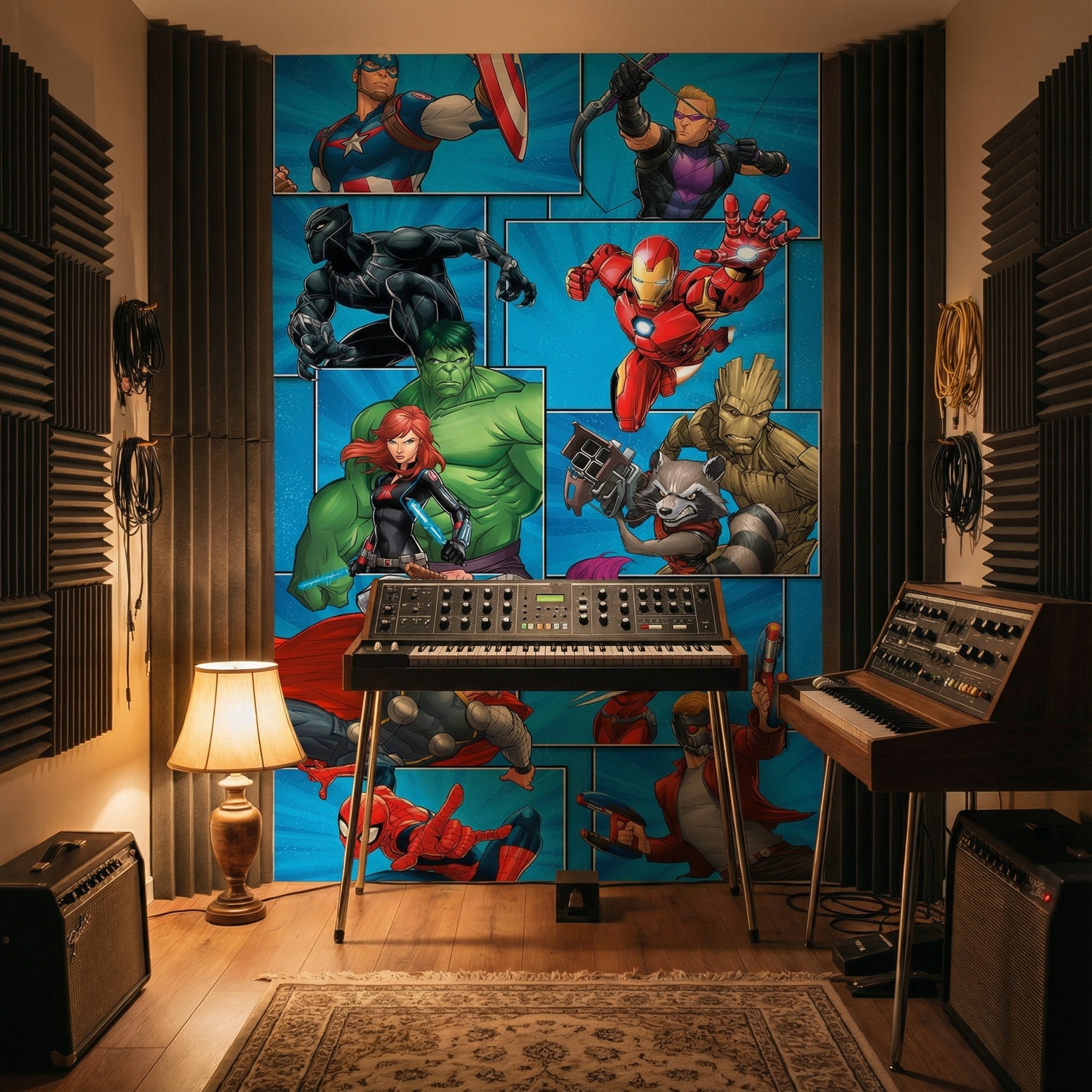 Wall Murals: Avengers Cartoons