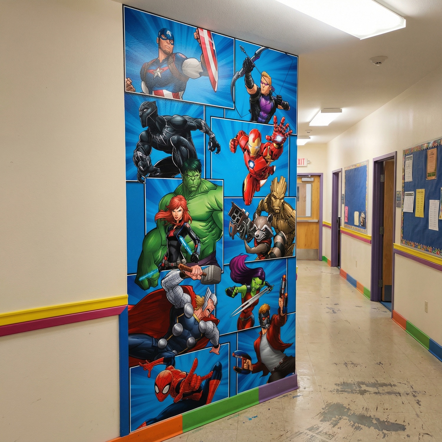 Wall Murals: Avengers Cartoons