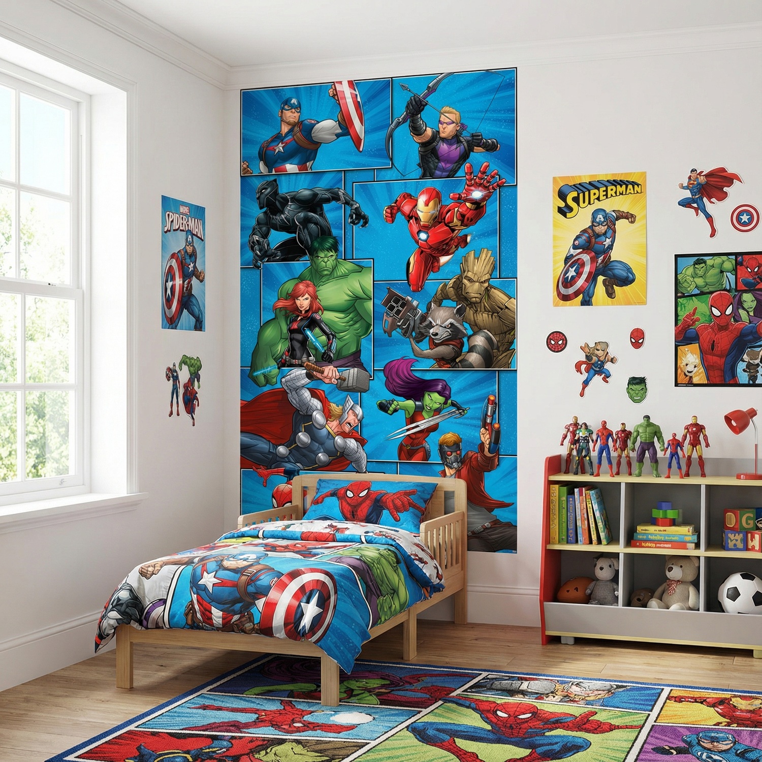 Wall Murals: Avengers Cartoons