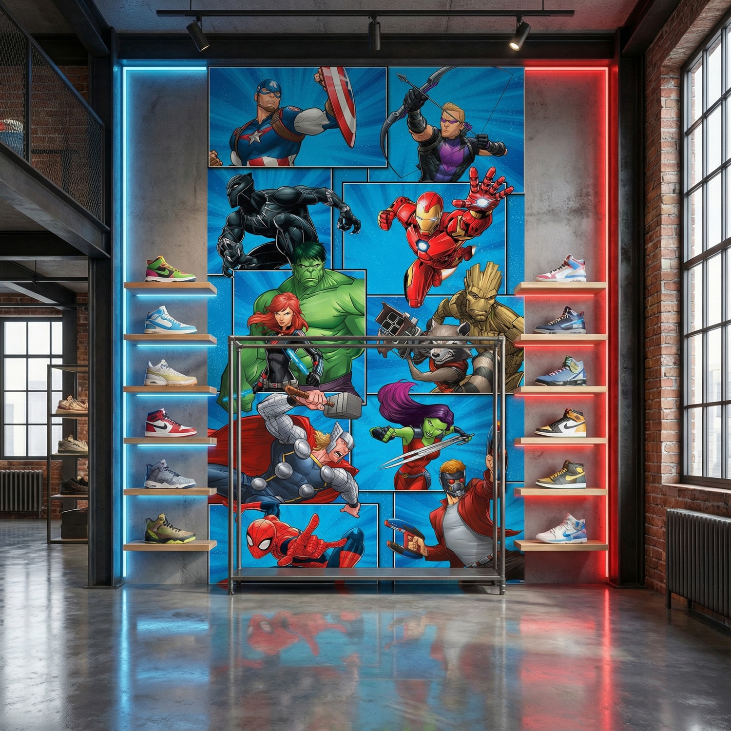 Wall Murals: Avengers Cartoons