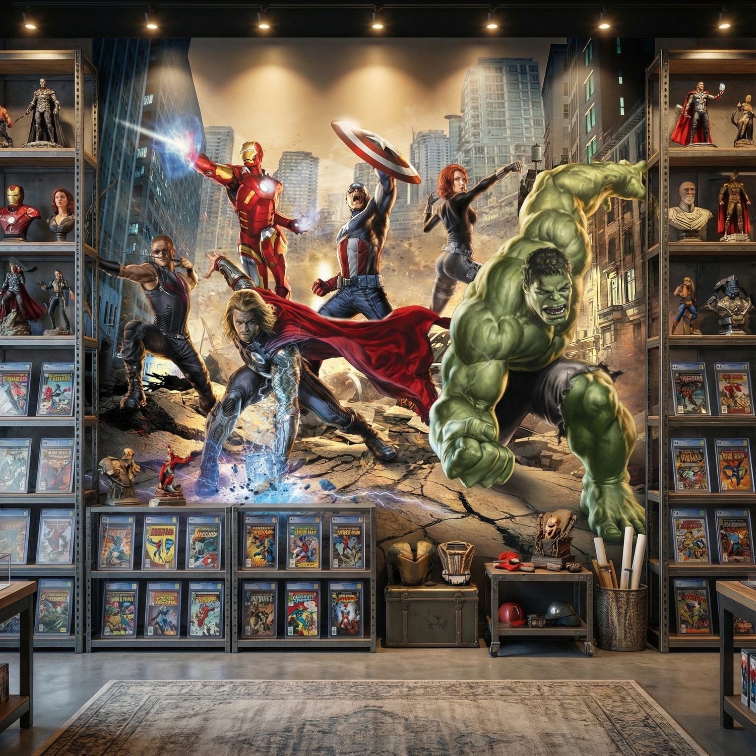 Wall Murals: United Avengers
