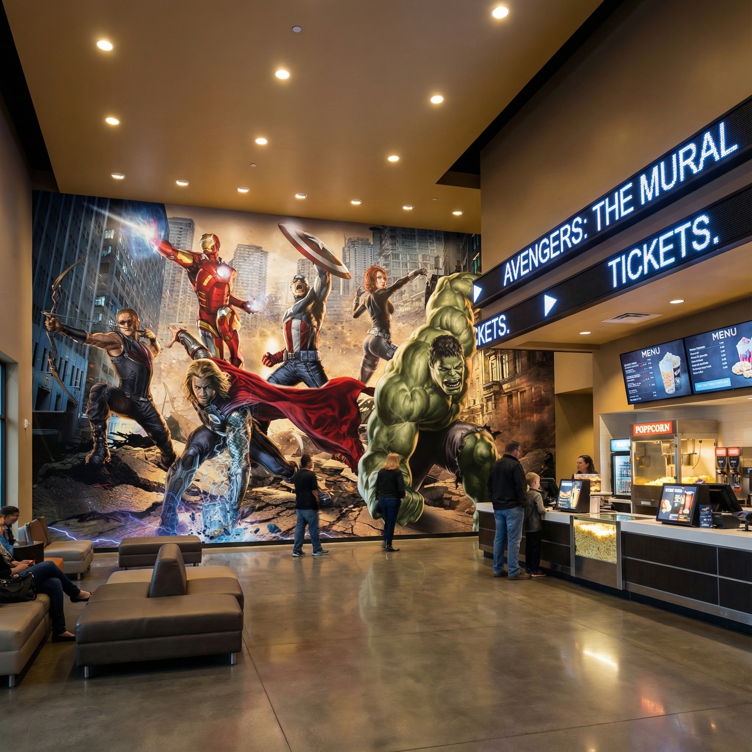 Wall Murals: United Avengers