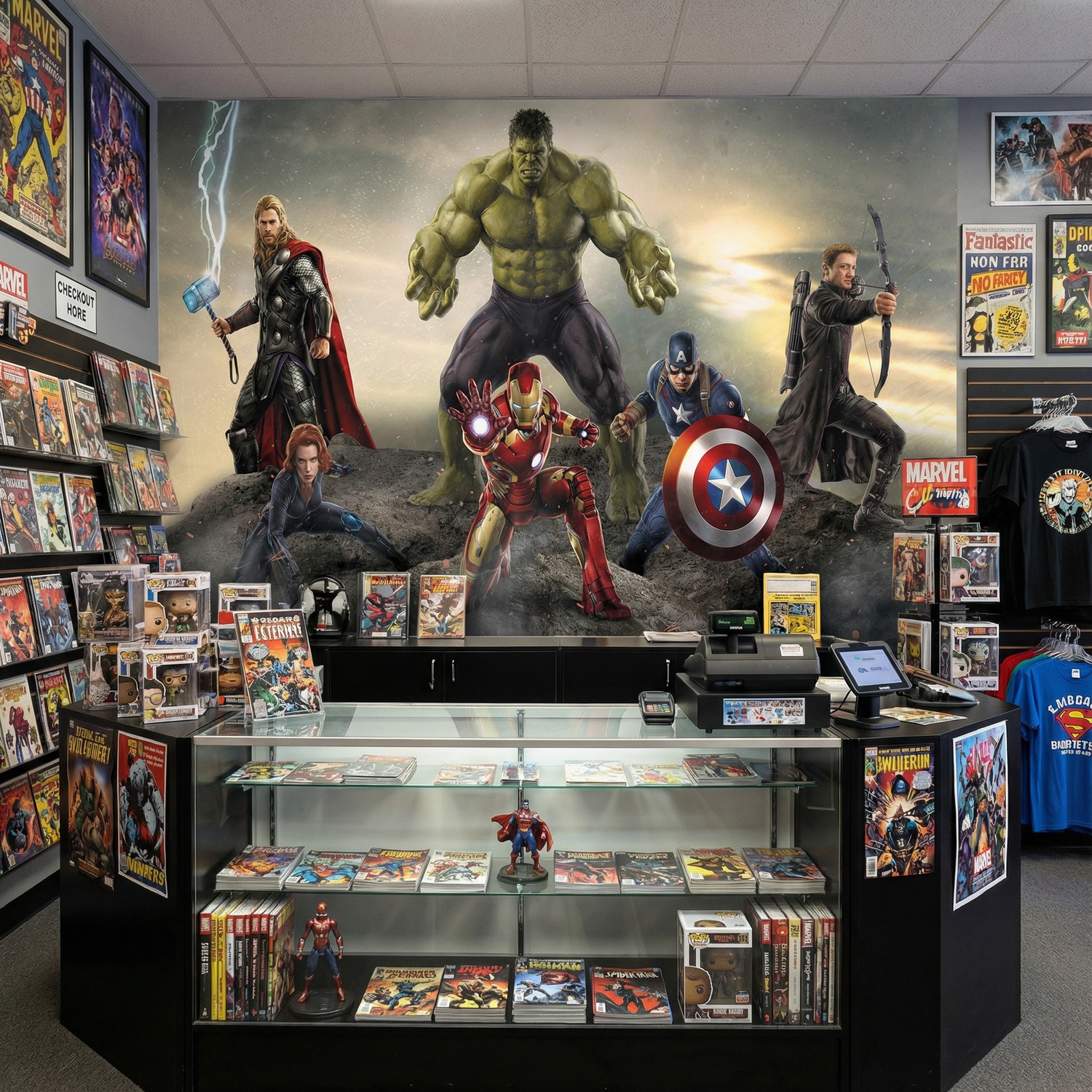 Wall Murals: Avengers Ready for Battle