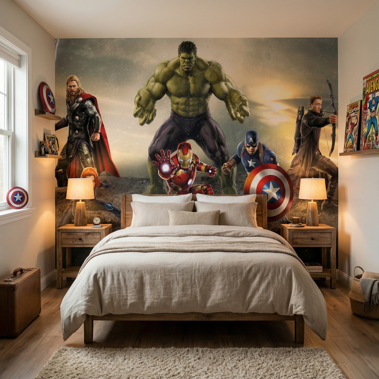 Wall Murals: Avengers Ready for Battle