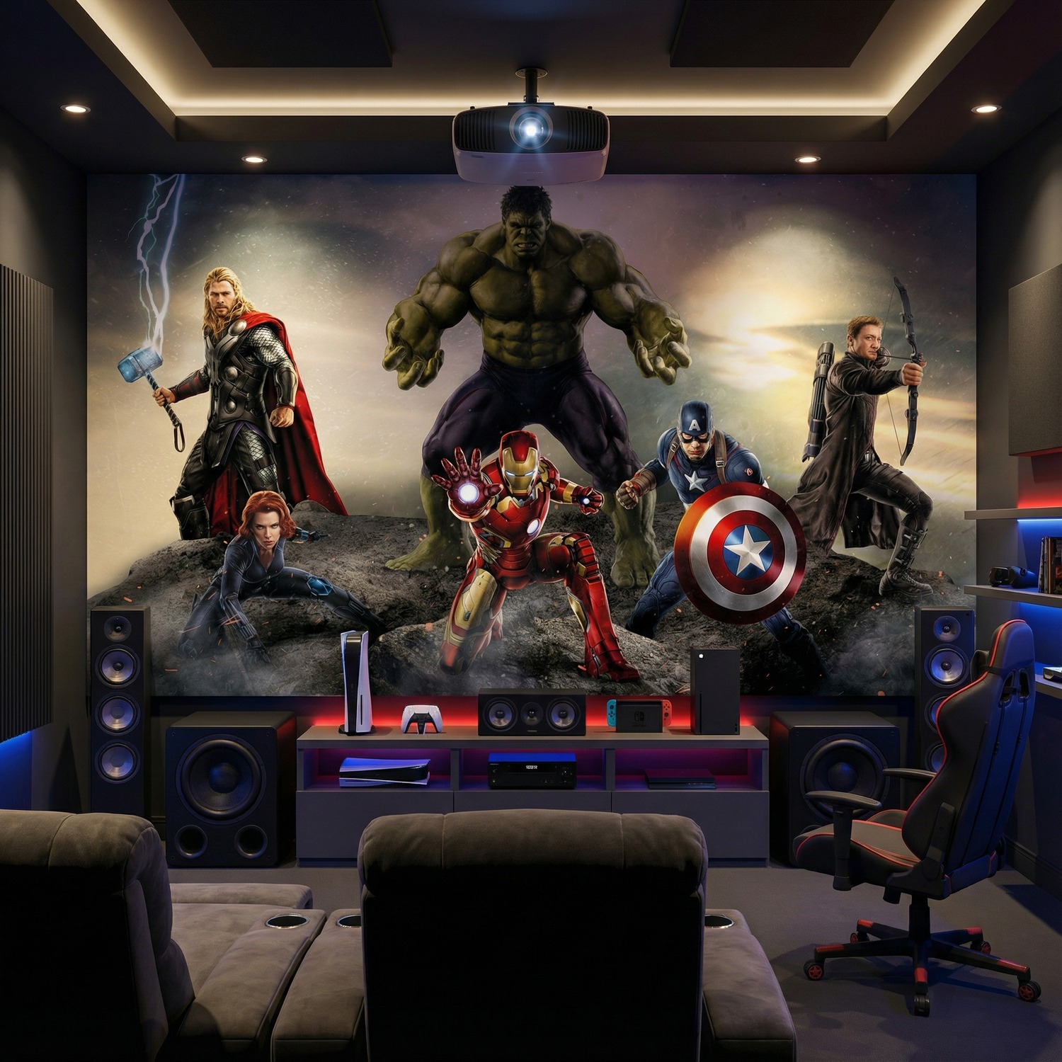 Wall Murals: Avengers Ready for Battle