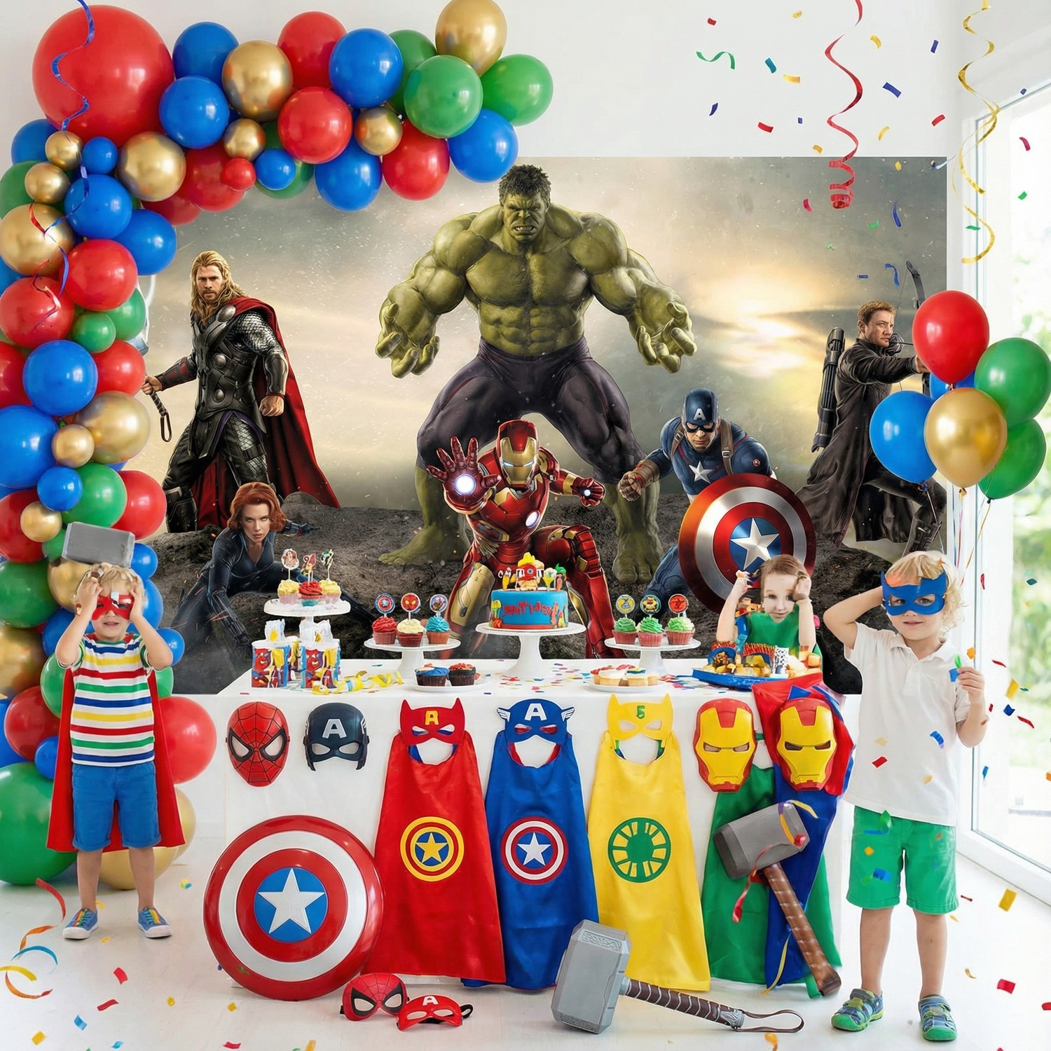 Wall Murals: Avengers Ready for Battle