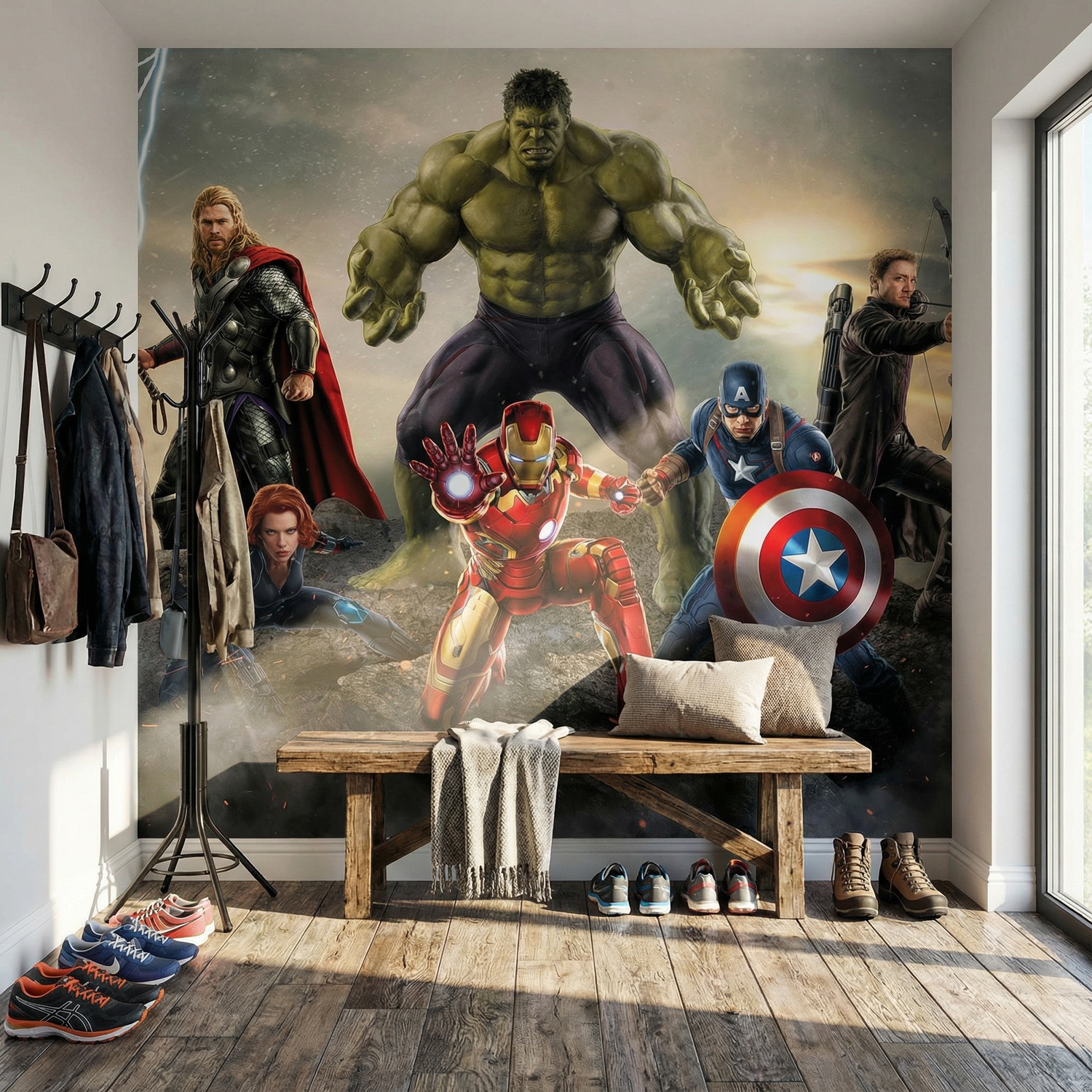 Wall Murals: Avengers Ready for Battle