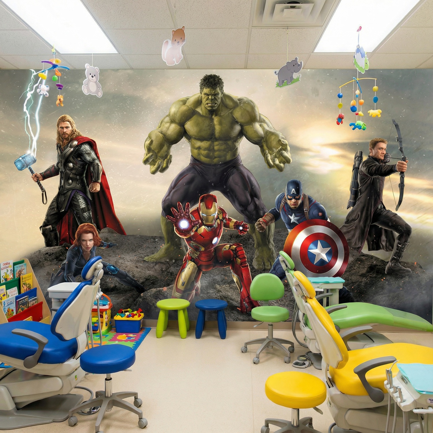 Wall Murals: Avengers Ready for Battle