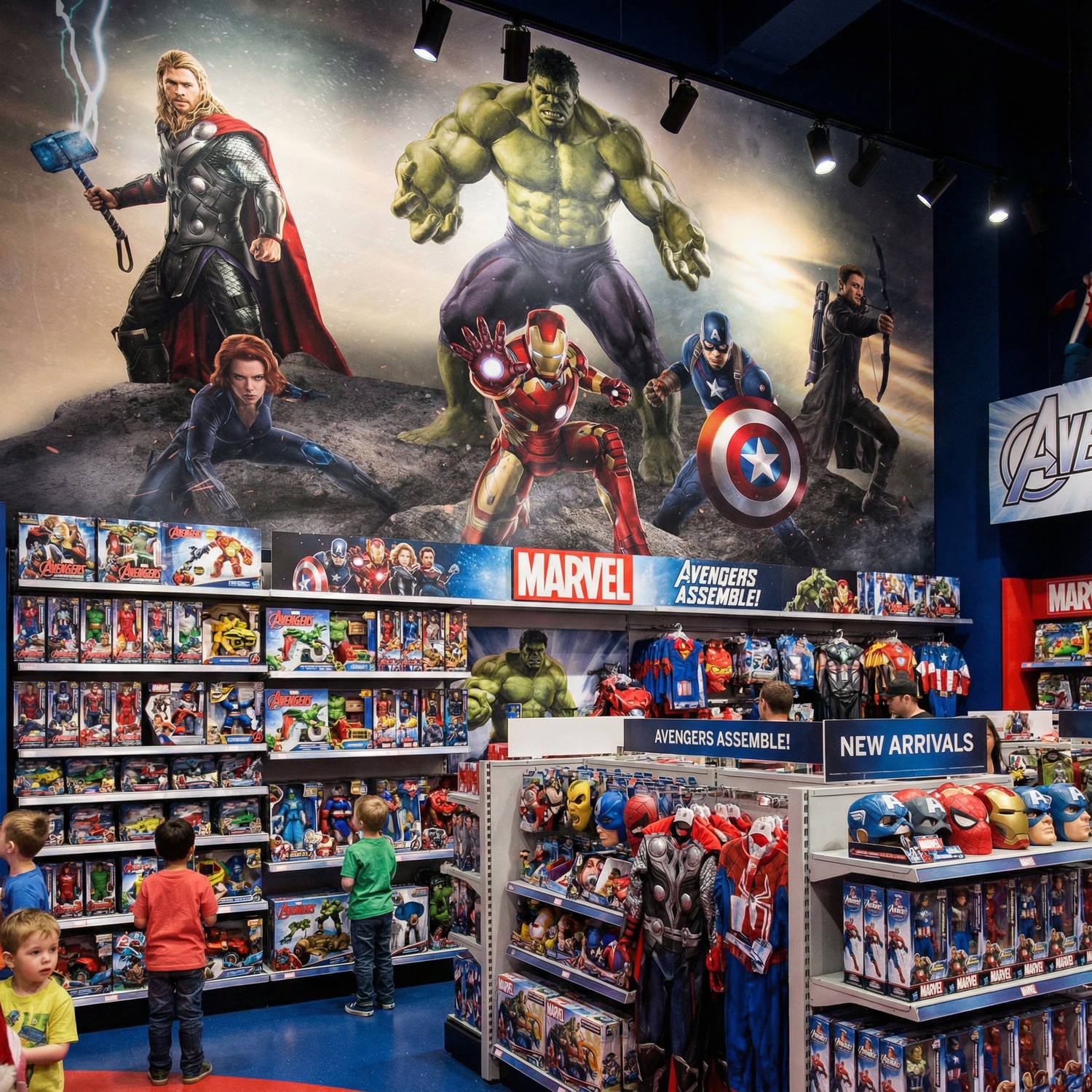 Wall Murals: Avengers Ready for Battle