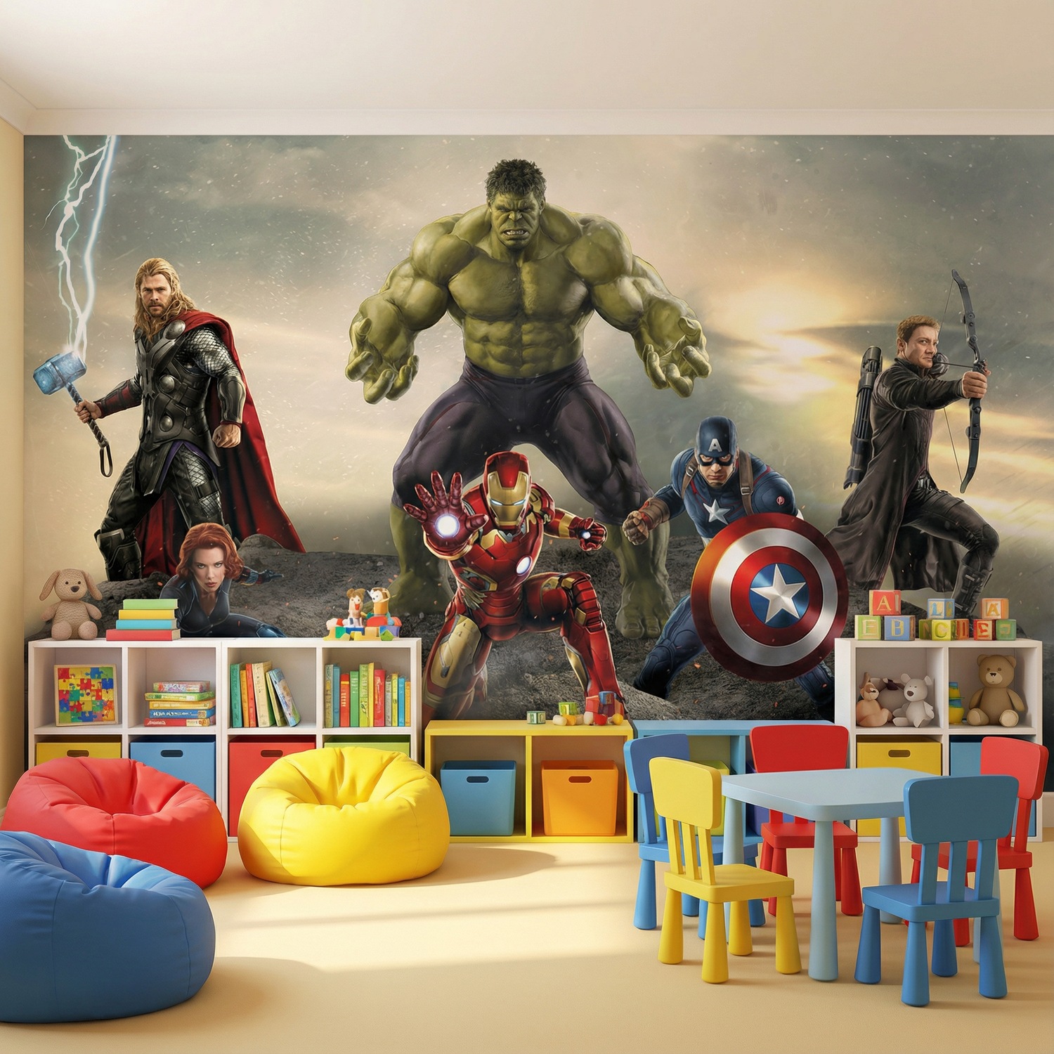 Wall Murals: Avengers Ready for Battle