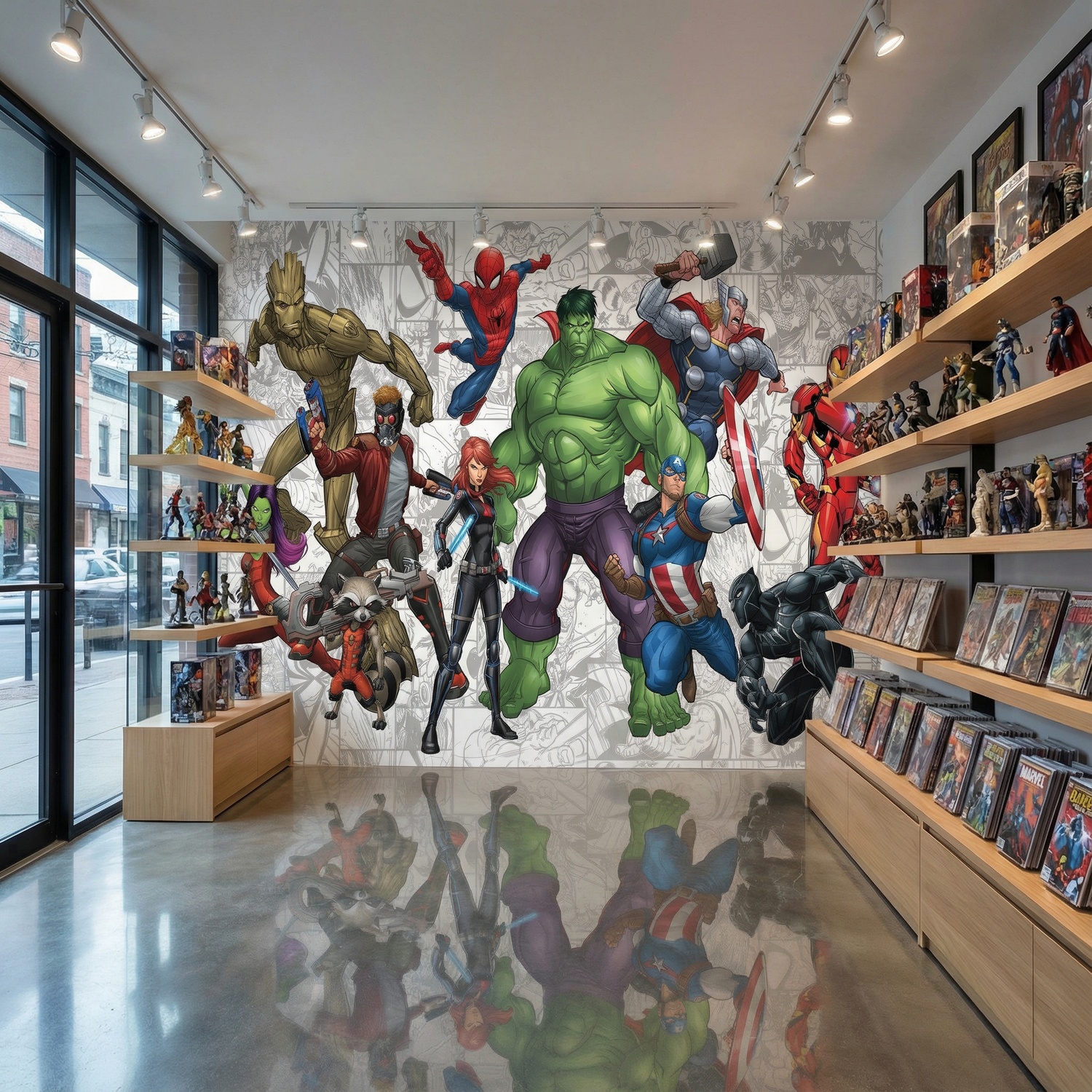 Wall Murals: Avengers Comic Characters