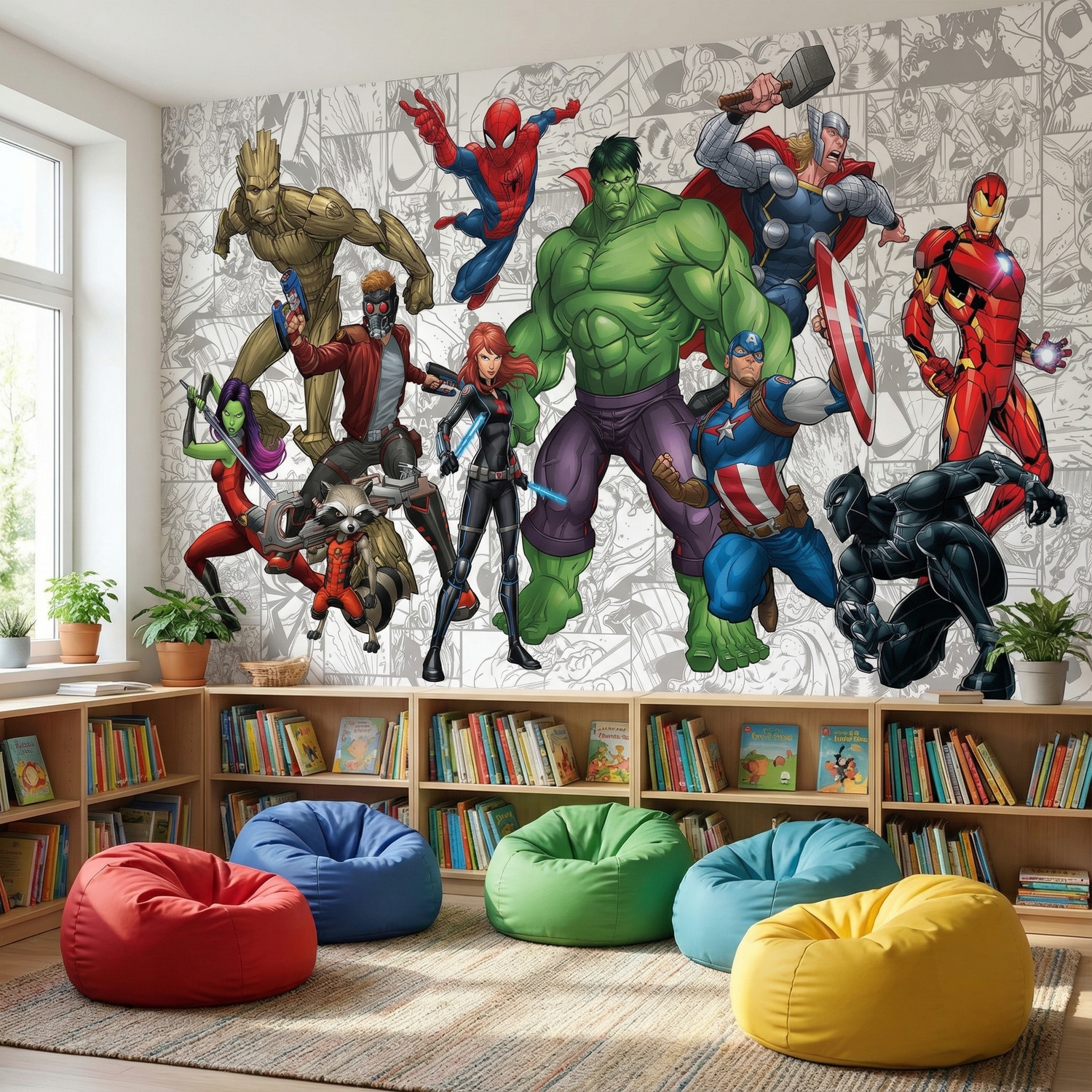 Wall Murals: Avengers Comic Characters