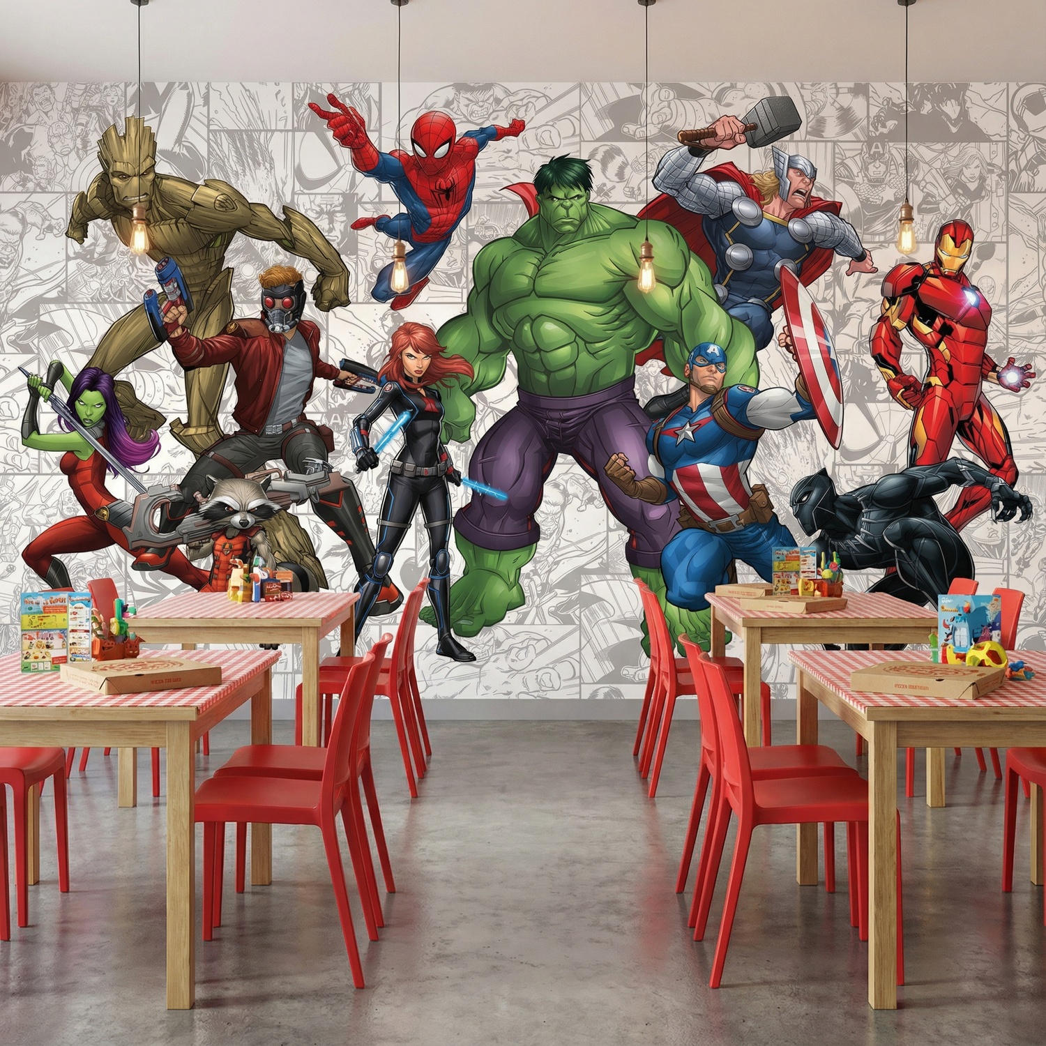Wall Murals: Avengers Comic Characters