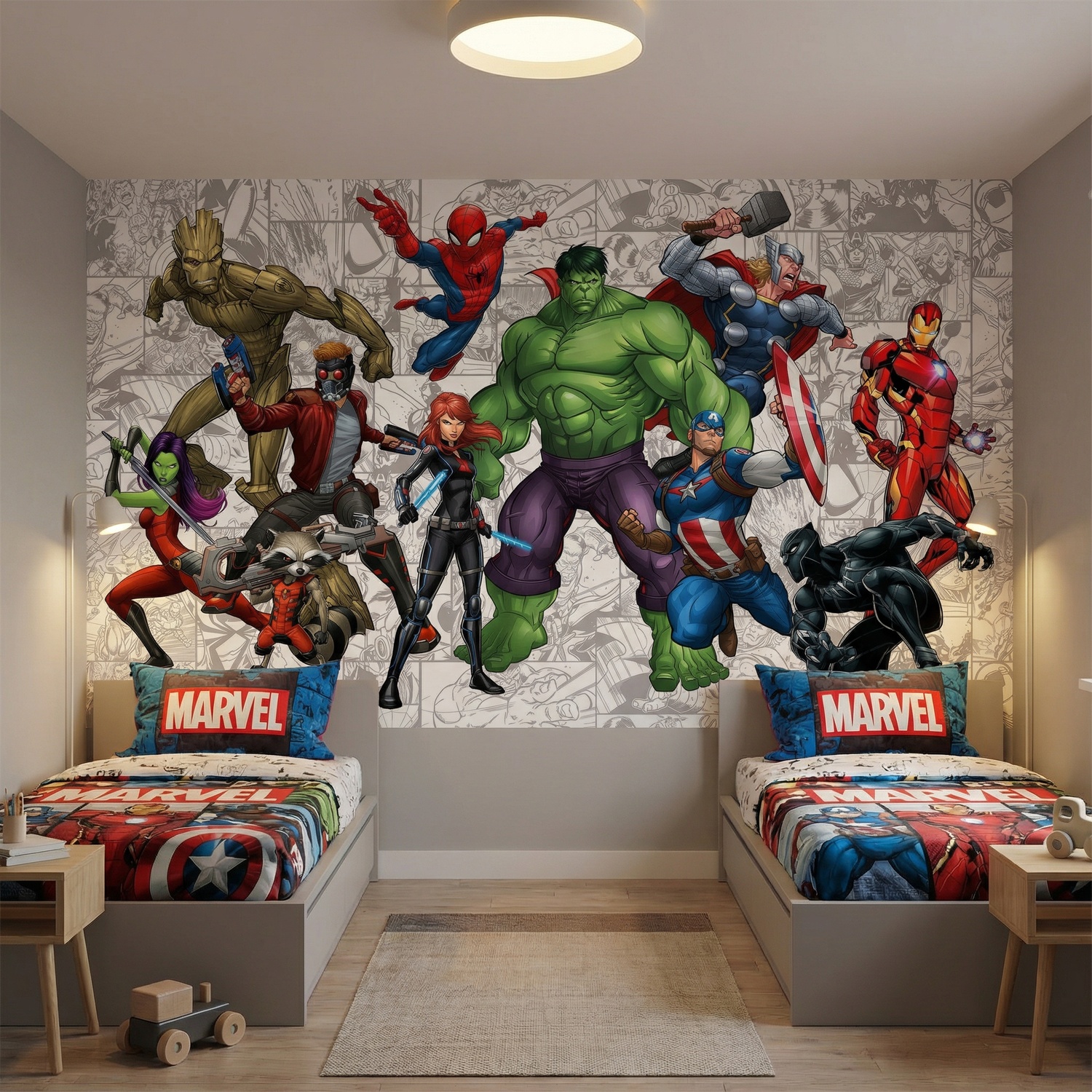Wall Murals: Avengers Comic Characters