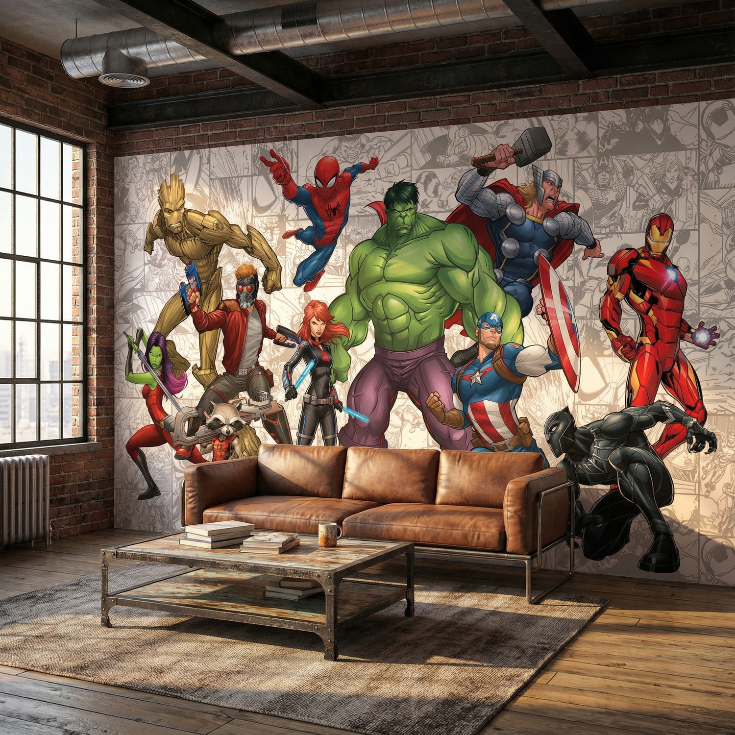 Wall Murals: Avengers Comic Characters