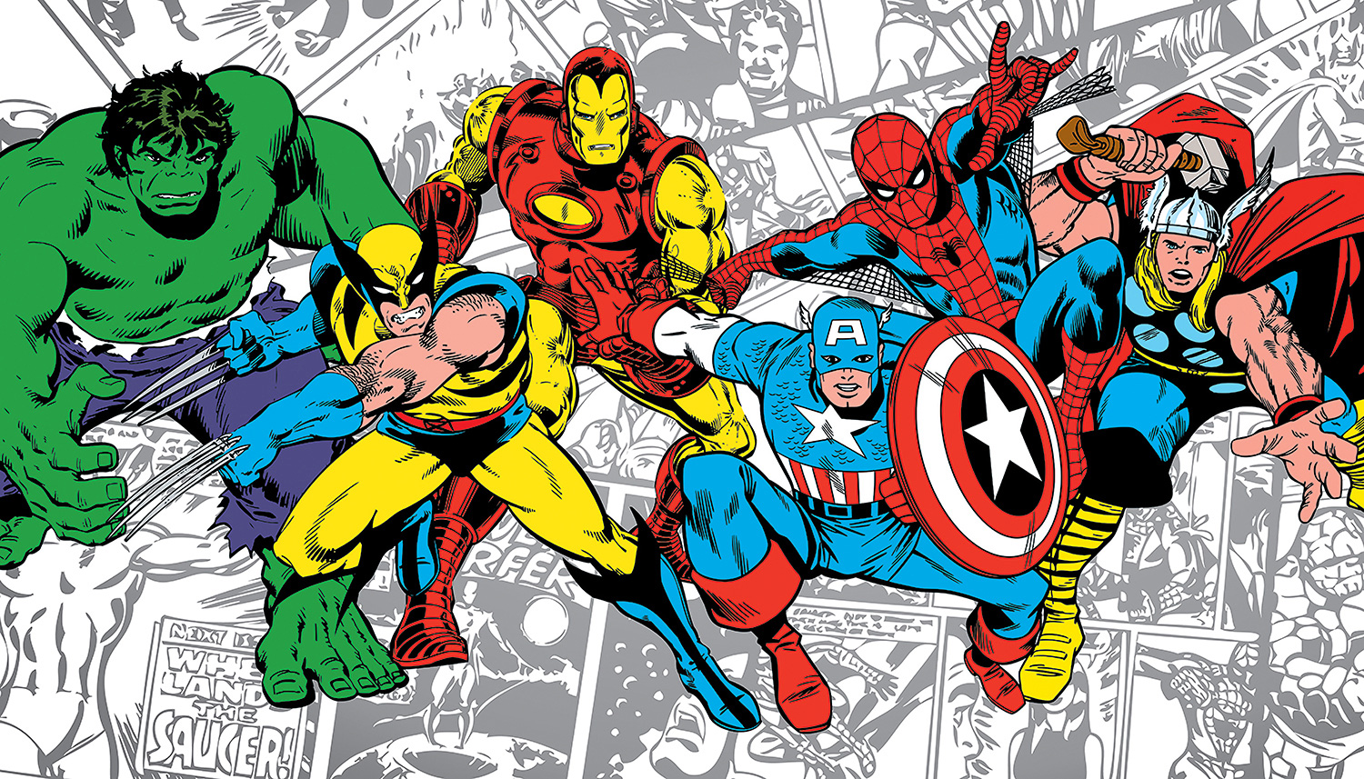 Wall Murals: Avengers 1980s