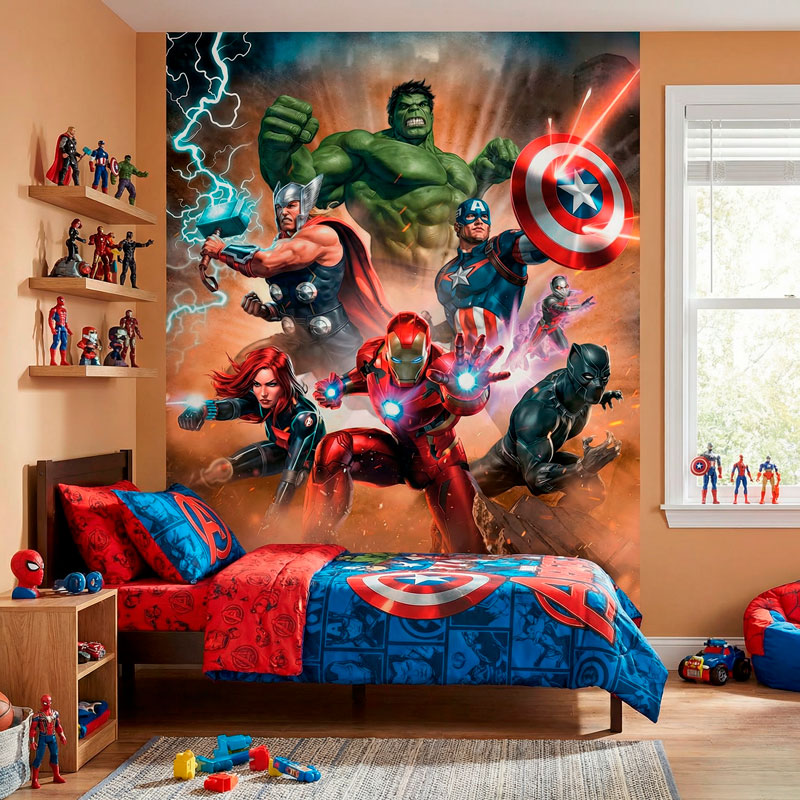 Wall Murals: Avengers Epic Battle for Justice 0