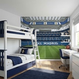 Wall Murals: Santiago Bernab&eacute;u Stadium Illustration Wall Mural 9