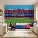 Wall Murals: Interior of Camp Nou Stadium FC Barcelona 2