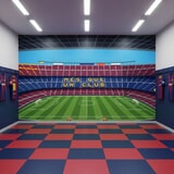 Wall Murals: Interior of Camp Nou Stadium FC Barcelona 11