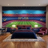 Wall Murals: Interior of Camp Nou Stadium FC Barcelona 4