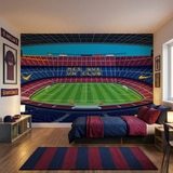 Wall Murals: Camp Nou Stadium Illustration Wall Mural 6