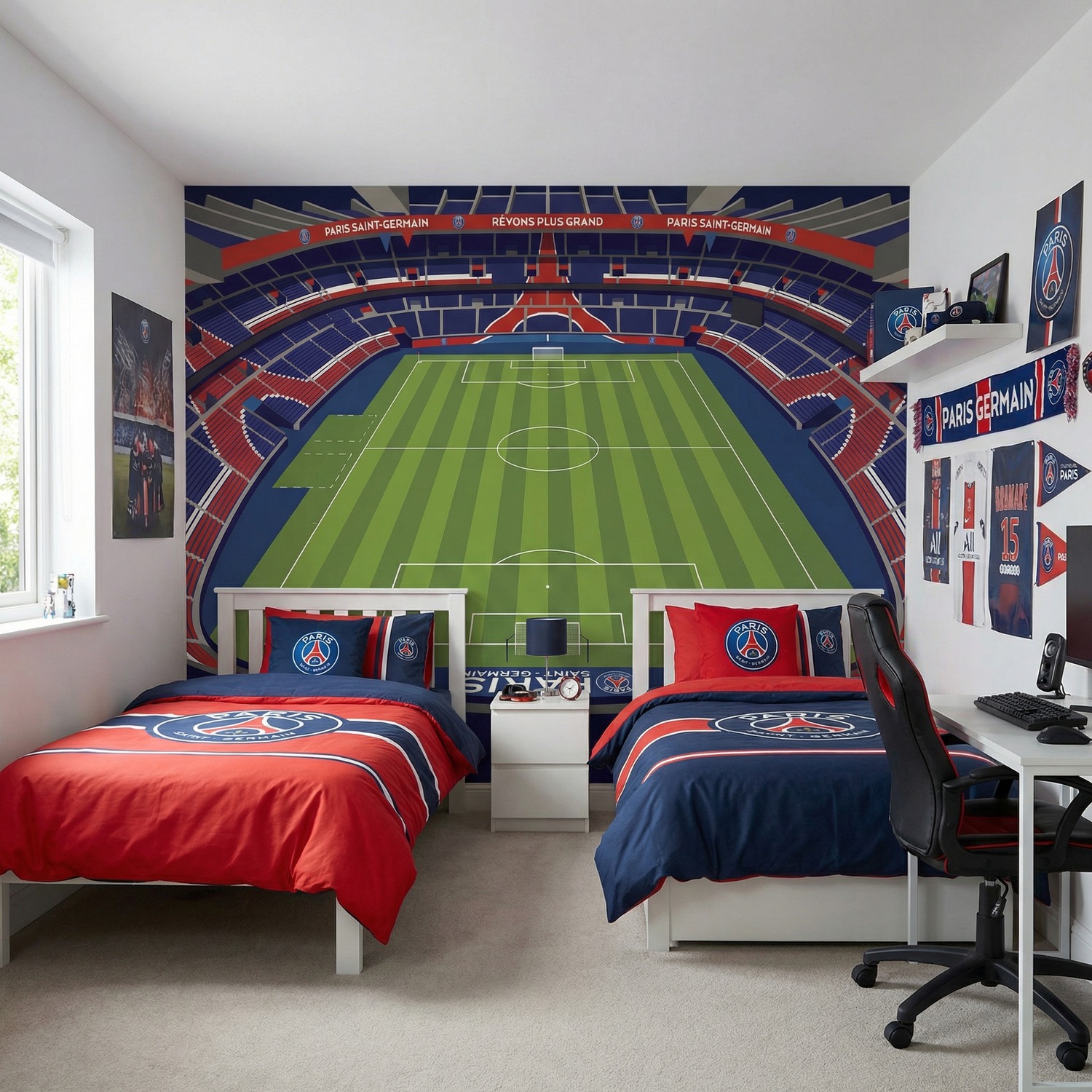 Wall Murals: Parc des Princes Stadium Paris Saint-Germain