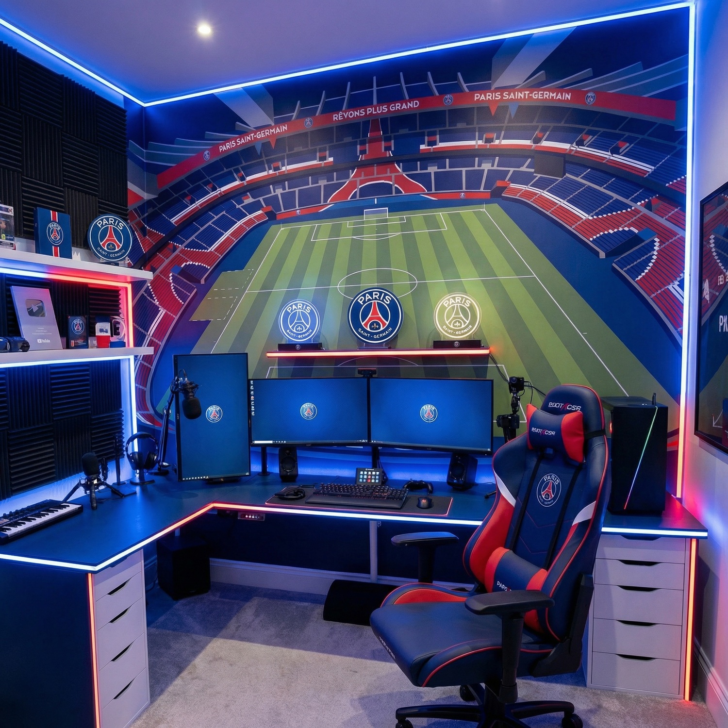 Wall Murals: Parc des Princes Stadium Paris Saint-Germain