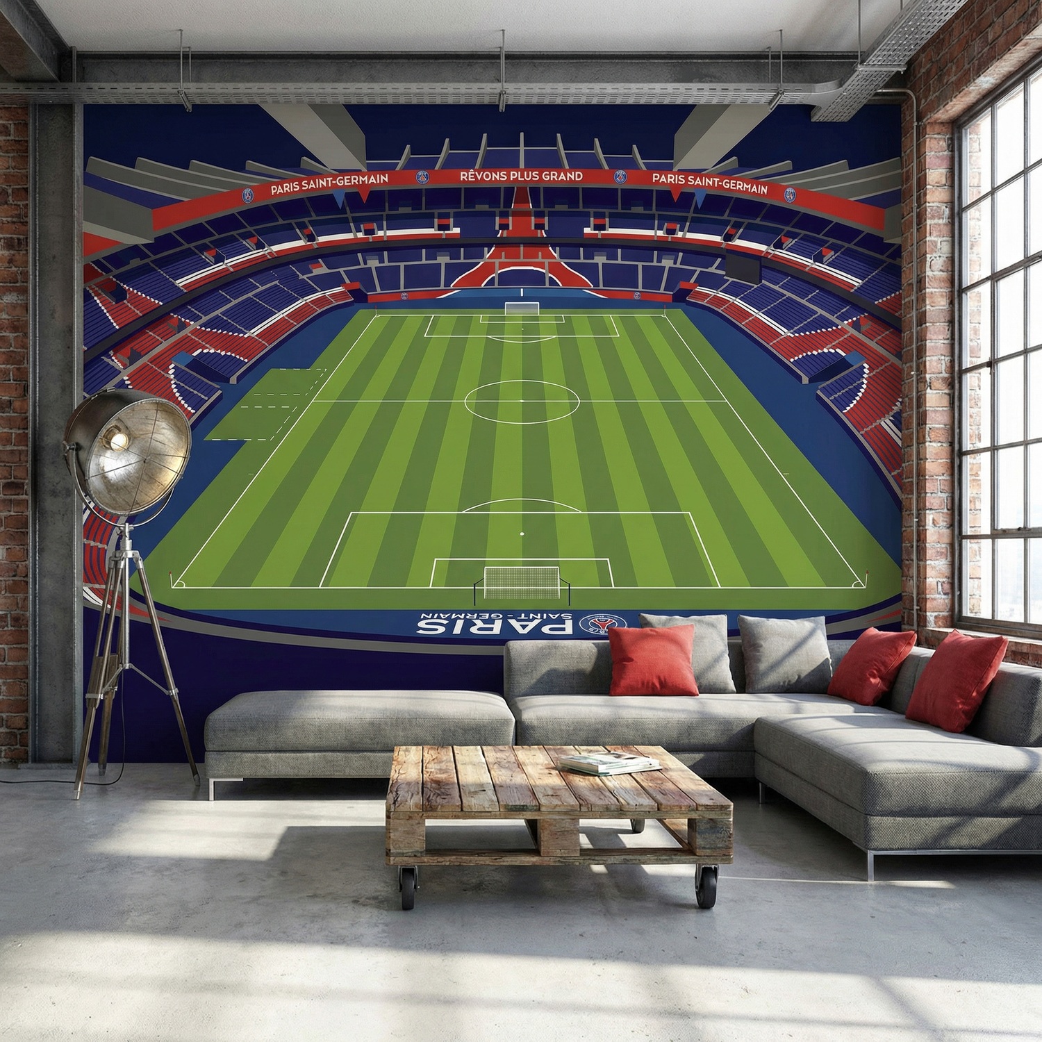 Wall Murals: Parc des Princes Stadium Paris Saint-Germain