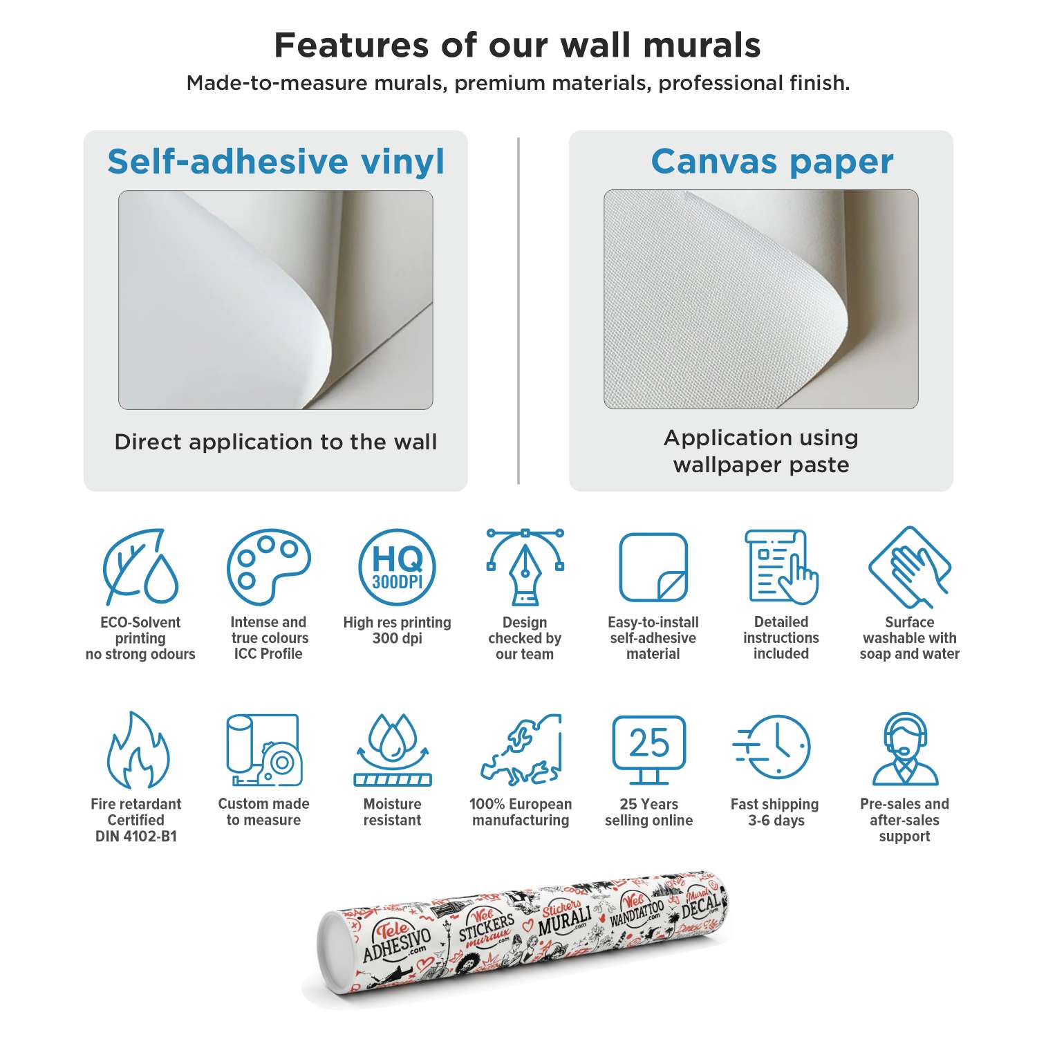 Wall Murals: Zen Orchids