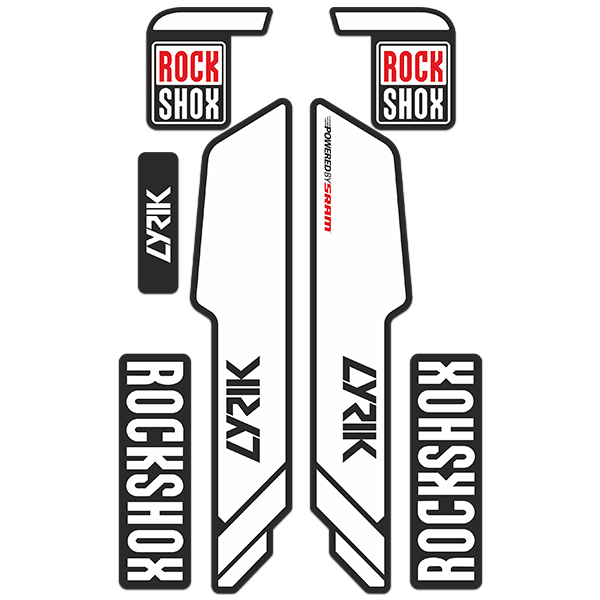 Car & Motorbike Stickers: Rock Shox Liric bicycle forks