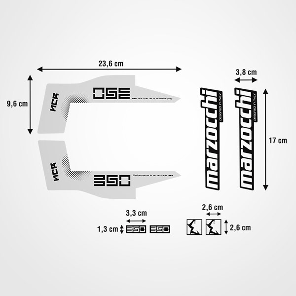 Car & Motorbike Stickers: Marzocchi bicycle forks