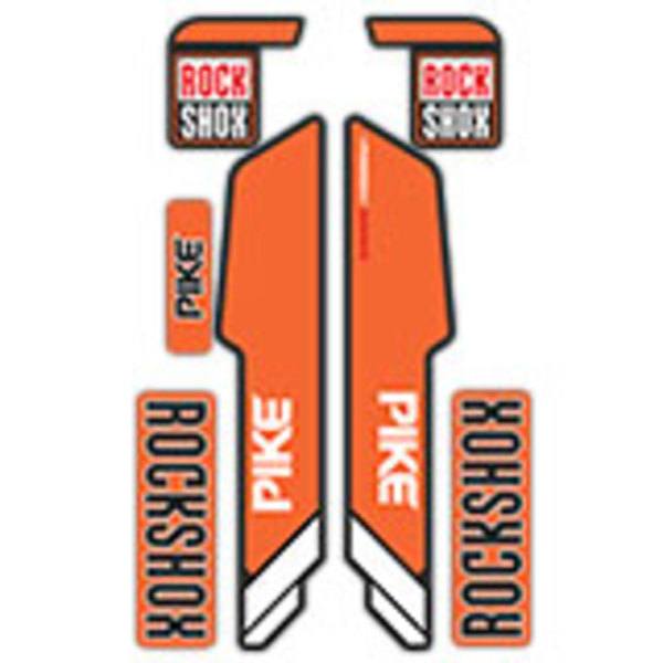 Car & Motorbike Stickers: RockShox Pike Forks in Orange and Black