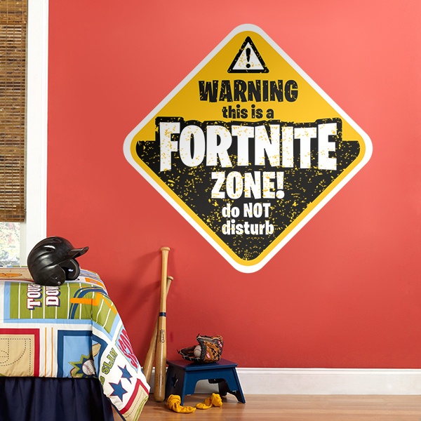 Wall sticker Fortnite zone!