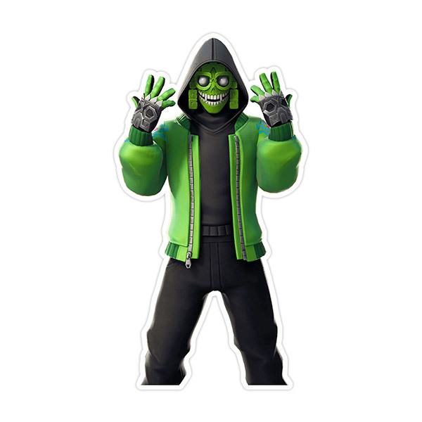 Sticker Skin Fortnite Green Warrior Muraldecal Com Sticker Skin Fortnite Green Warrior Muraldecal Com