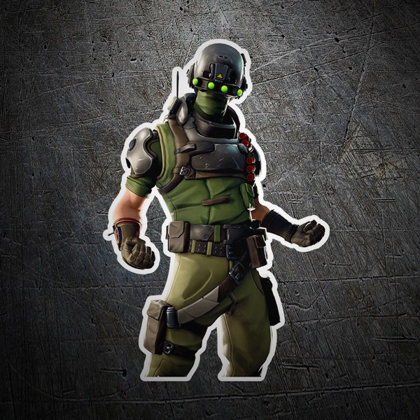 Sticker Skin Fortnite military warrior