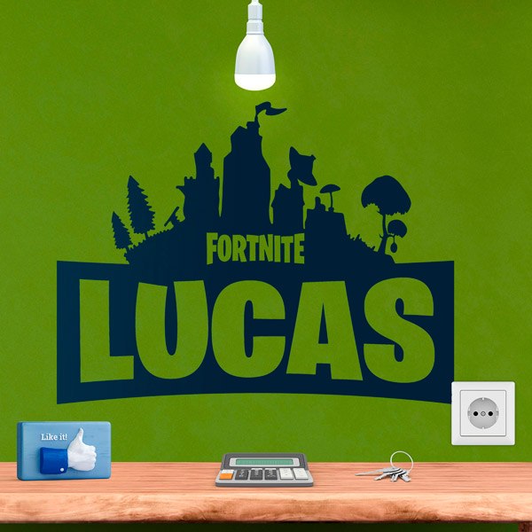 Wall sticker Personalized Fortnite Shelter