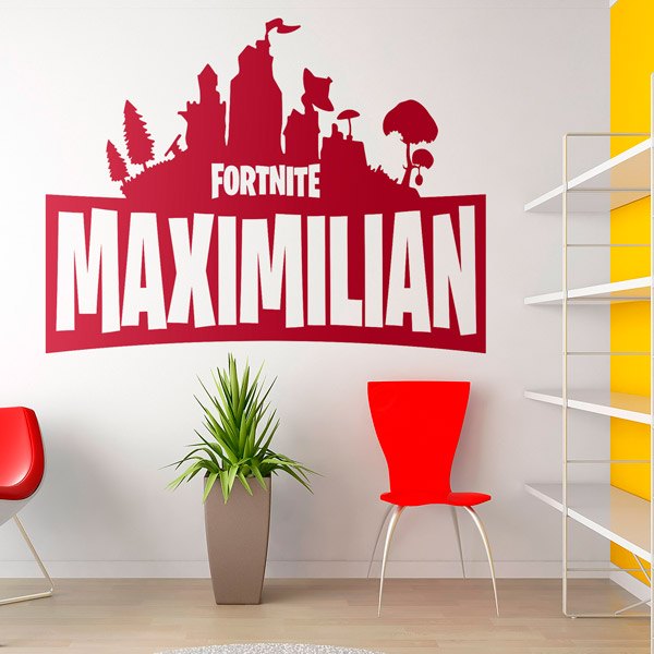 Wall sticker Personalized Fortnite Shelter