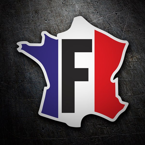 Car & Motorbike Stickers: France silhouette