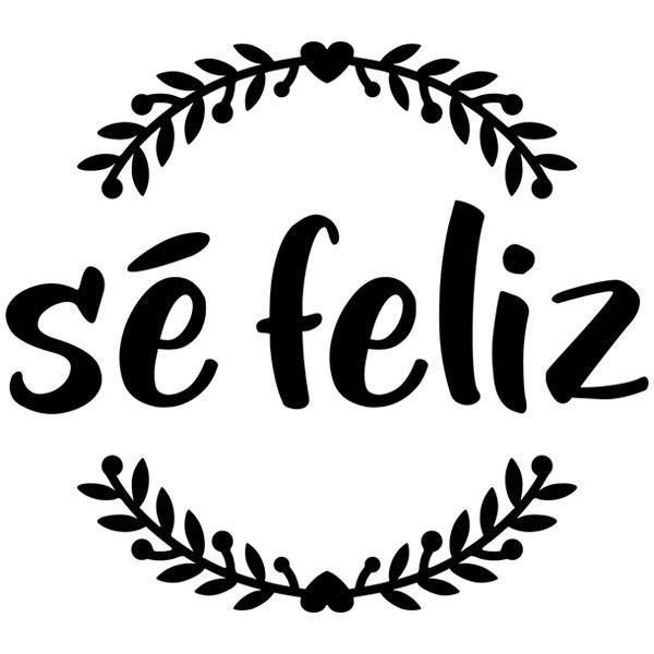 Wall Stickers: Sé feliz