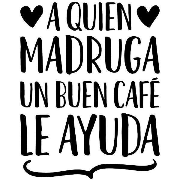 Wall Stickers: A quien madruga un buen café le ayuda