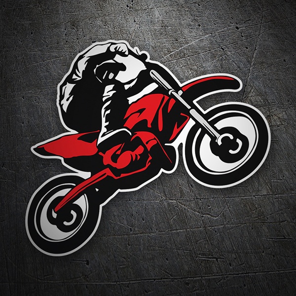 Car & Motorbike Stickers: Trial bike