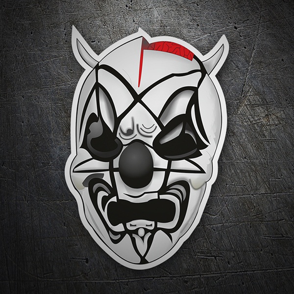 Car & Motorbike Stickers: Demon mask