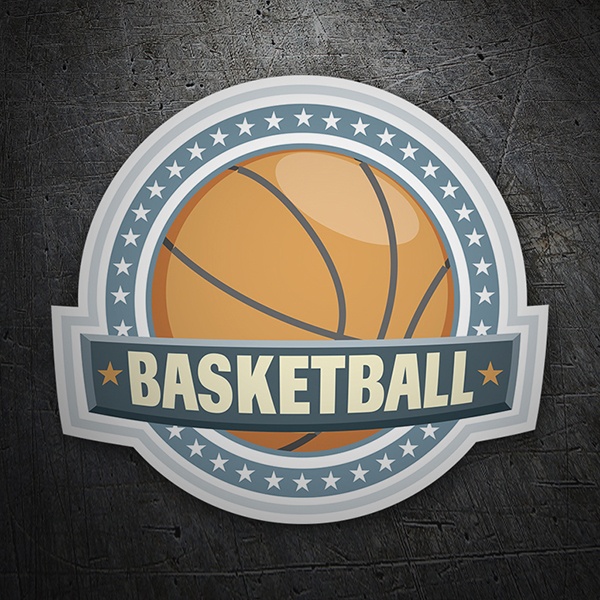 Car & Motorbike Stickers: Basketball