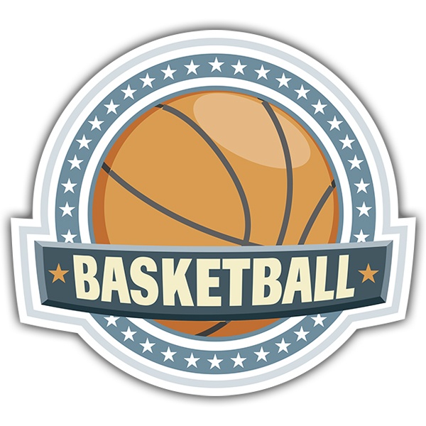 Car & Motorbike Stickers: Basketball